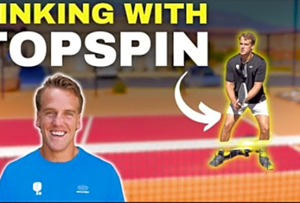 4 Dinks That Will CHANGE the Way You Play Pickleball Forever - Learn to hit dinks with topspin
