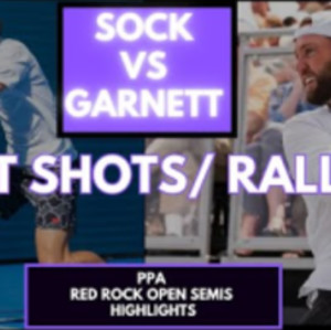 Jack Sock vs Connor Garnett - BEST Shots &amp; Insane Rallies - PPA Red Rock...