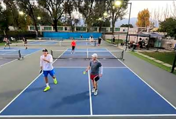 Bad Pickleball Pro Rec Blaine Hovenier Visits! Jessie Erik vs Blaine Scotty with Behind the Scenes