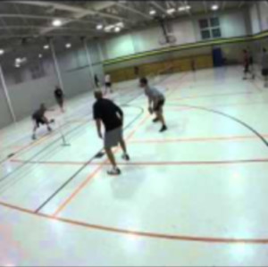 Week 9 Game 1 Fall 2015 Pickleball Ladder League