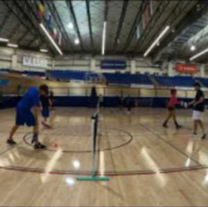 SoCal Rainy Pickleball Indoor Rec Play 5.0 Jessie Irvine AaronD Scott Cr...