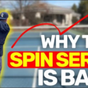 The NEW spin serve in pickleball: THE SCREWBALL SERVE