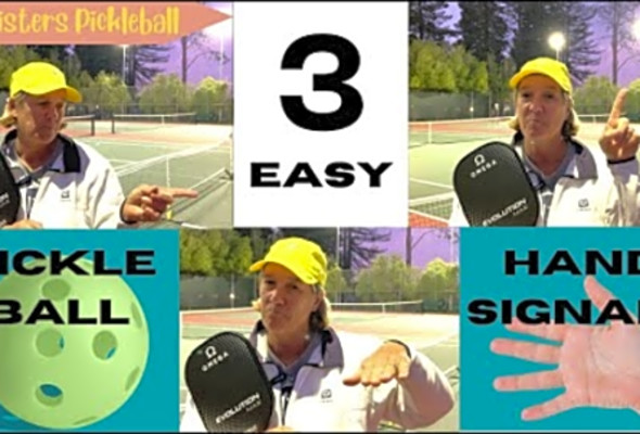 Make Your Pickleball In or Out Calls Using These 3 Easy Peasy Hand Signals