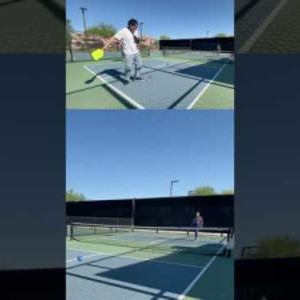 pickleball! i won first serve. she won the game #pickleball #livestream ...
