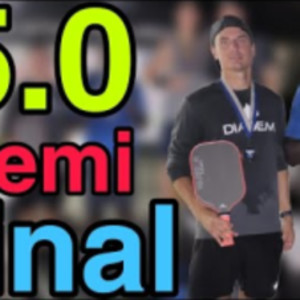 5.0 Semi-final Pickleball Men&#039;s Doubles - Paddle Tap Tournament