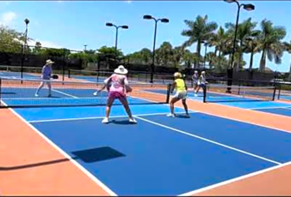 WD 4.5 Pickleball Game. Maria Ramos Eileen Reynolds vs Lisa Caufield Karen Kelner May 19, 2025