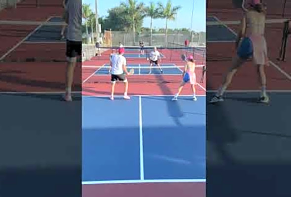 Great dinking rally #pickleball #skills #fitness #joola #ppa