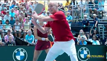 Agassi/Waters at the 2025 US Open Pickleball Championships