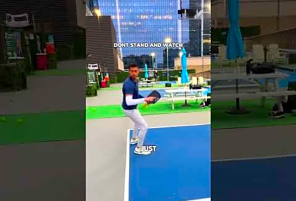 How to recover from a shaky 3rd shot drop. Pickleball Bryant #pickleball #volair