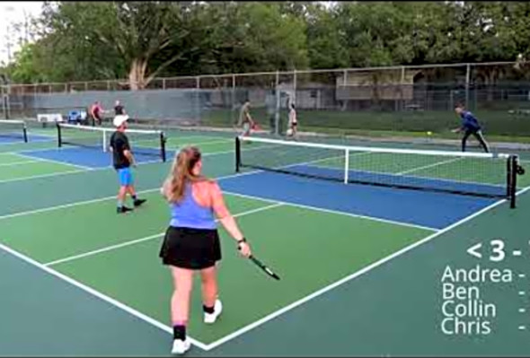 Pickleball Doubles Mixed 3.5 to 4.5 in Melbourne, FL 06/04/2023 Game 1
