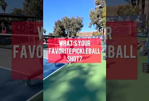 Whats your favorite #pickleball shot? Anyone whos seen me play knows mine! #pickleballtips