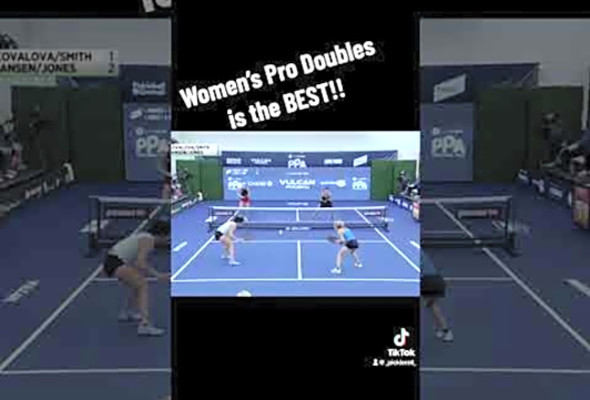 Theres nothing better than Pro Womens pickleball! #fasthands #pickleballpros #ppatour #allycejones