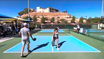 Gold Medal Match Mixed 3.5 35 Deciding Game for Gold Medal Pickleball Fall Brawl 2023