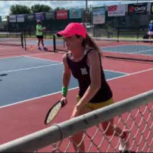 Dave Weinbach and Leigh Waters at the 2019 US Open Pickleball Championsh...