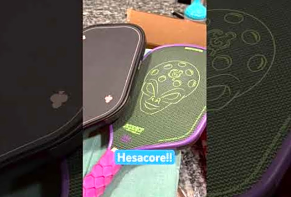 I use hesacore #pickleball game changer !