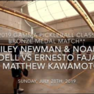 Amazing point at the 2019 Gamma Pickleball Classic in Pittsburgh Pennsyl...