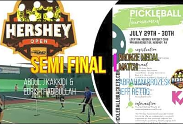 The Hershey Open Pickleball 2023 - Bronze Medal Match - 50 Men&#039;s Doubles 3.5-4.0