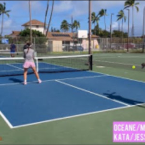 Better without background music!? - Mixed Doubles Pickleball, Oceane/Mik...