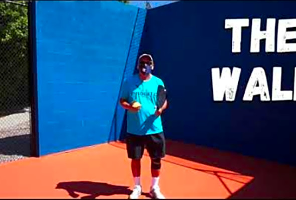 PICKLEBALL...SKINNY SINGLES AND THE WALL AT THE WESTLAKE ATHLETIC CLUB with MIGUEL ENCISO