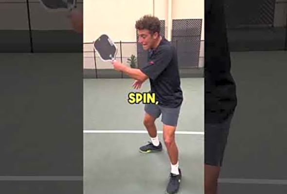 3 Keys To Remember For Adding Spin! #pickleballtips #pickleball