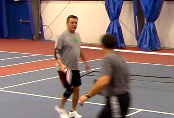 STL Advanced Pickleball-Rich Geenen/Doug Lorella v Jack Rubenstein/Bobby Thompson