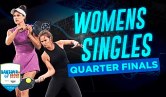 Lea Jansen v Dominique Schaefer at the Daytona Beach Open