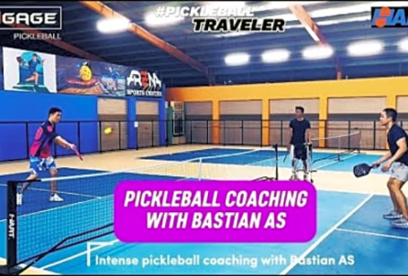INTENSIVE PICKLEBALL COACHING WITH BASTIAN AS #pickleballtraveler #pickleballcoach
