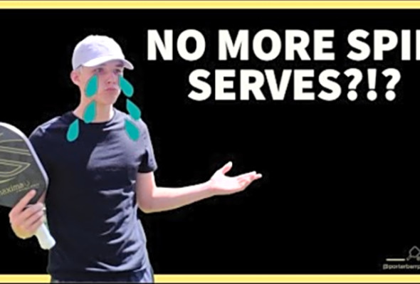 Porter Barr Talks About The Pickleball Spin-serve Ban