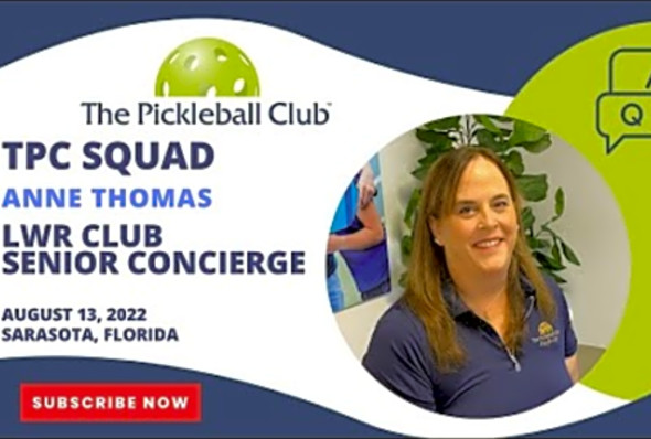 Meet The Pickleball Club Team - Anne Thomas