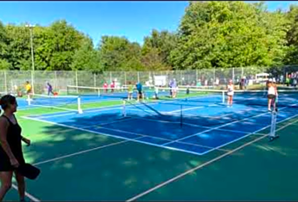 Women&#039;s doubles Game 1.2 - Annapolis Pickleball Club Inaugural Tournament 2021