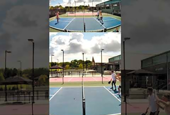 Speedups, backhands, and digs! #pickleball #sports #highlights