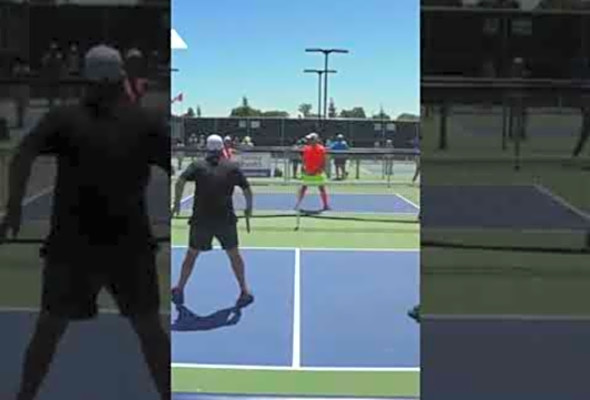 Cross court kill #pickleball #pickleballislife #pickleballhighlights #pickleballdoubles