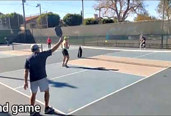 Alhambra Pickleball exhibition match - The Hybrid Team vs PPB teamatAP 8.1 Dolby Opend2412
