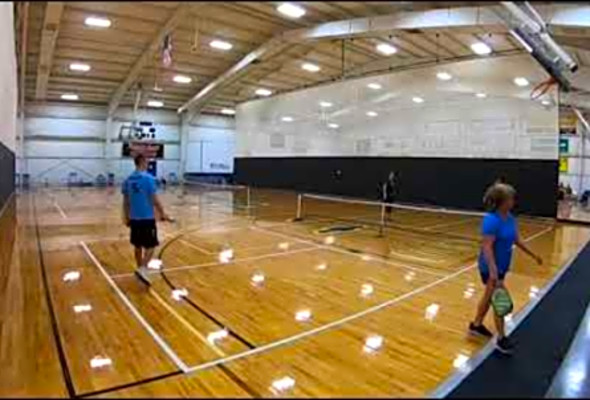 2018 April fools fest pickleball tournament MXDS 3.5 Gold medal match