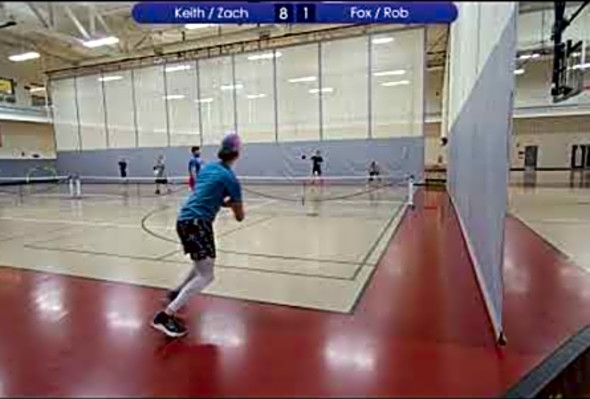 Keith and Zach vs. Fox and Rob - 4.0 Pickleball Match