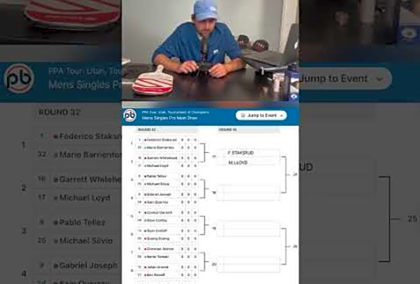 PPA Pro Pickleball- Men&#039;s Pro Singles Predictions Tournament (Part 1)