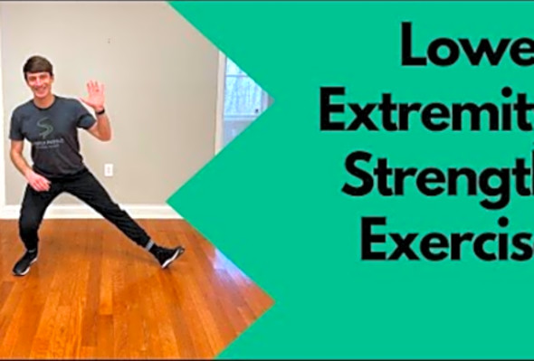 Lower Extremity Strength Exercise. Perfect for Pickleball Players.
