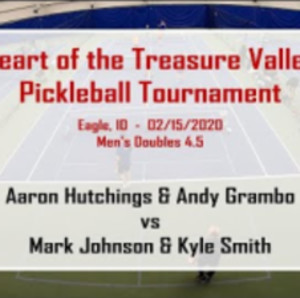 2020 Heart of the Treasure Valley Pickleball - 4.5 Men&#039;s Double - Hutchi...