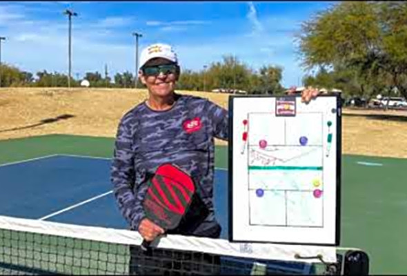 Helle Sparre Pickleball Lesson Duck Analogy with The Coffeys2Go