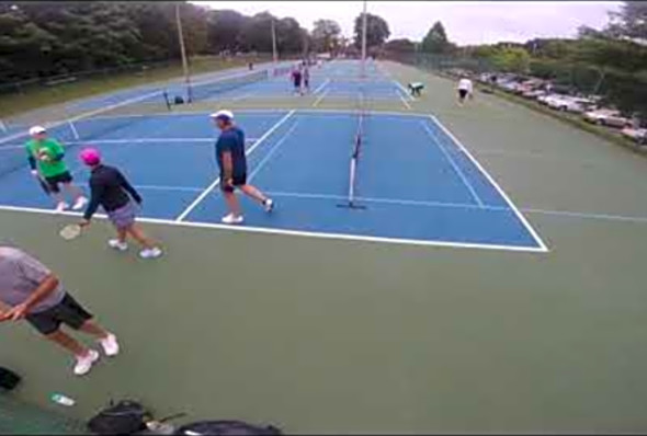 Pickleball Brundage Park T&amp;L Leo/Gary. L&amp;Mark/Smashmouth/Regina