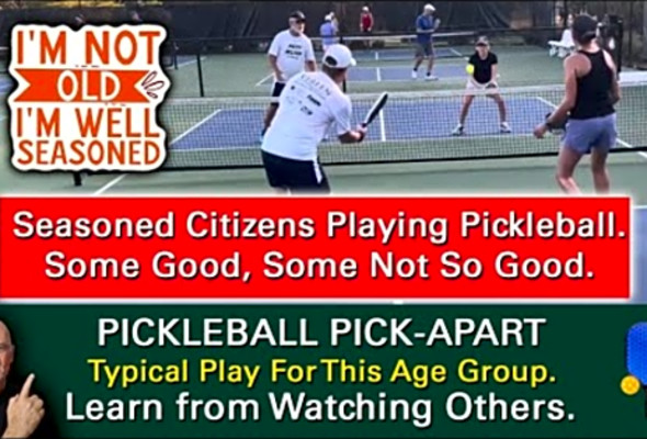 Pickleball! Seasoned Players Competing and Having Fun. Learn By Watching Others!