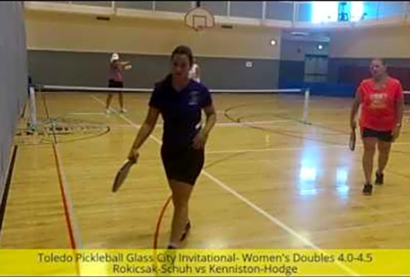 Toledo Pickleball Glass City Invitational- Women&#039;s Doubles Rokicsak-Schuh vs Kenniston-Hodge