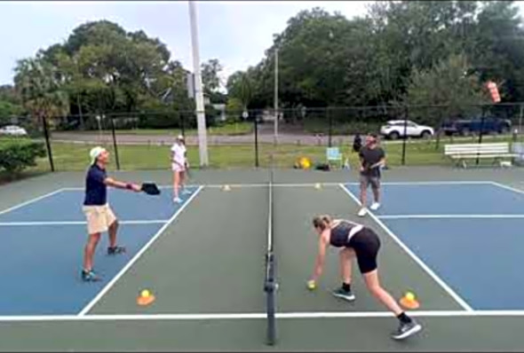 Erupting Volcano Pickleball Drill