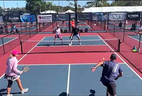 2023 US Open Pickleball Tournament - MXD Doubles Open 55 Second Round