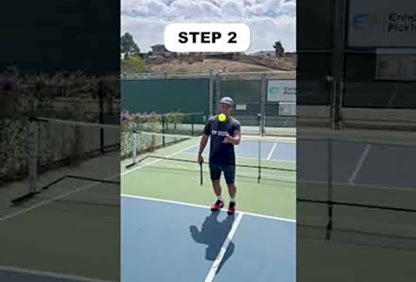 How To Hit A Pickleball Tweener! #shorts #pickleball #pickleballlessons #pickleballtips