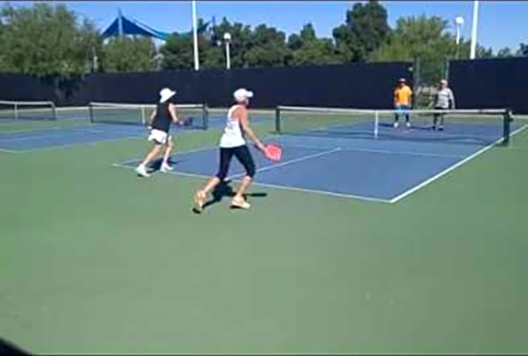 Dhp pickleball - long rally 32 shots !