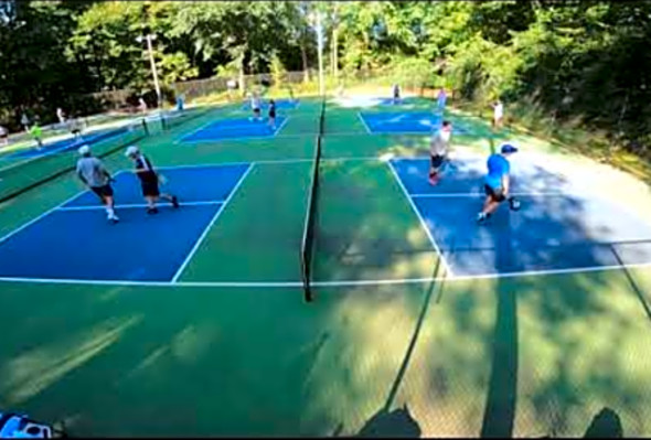 9/29/21 Shaw Pickleball Game 3 Ken Wes vs Mike Russ