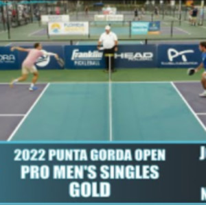 2022 APP Punta Gorda Pickleball Open Pro Singles Gold: Johnson VS Navratil