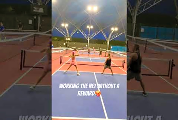 Working the net #pickleball #workout #fitness #sports #joola #love #ppa #skills