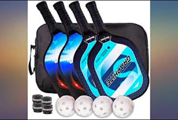 Senston Graphite Pickleball Paddles Set of 4 Pickleball Racket with Graphite Carbon review
